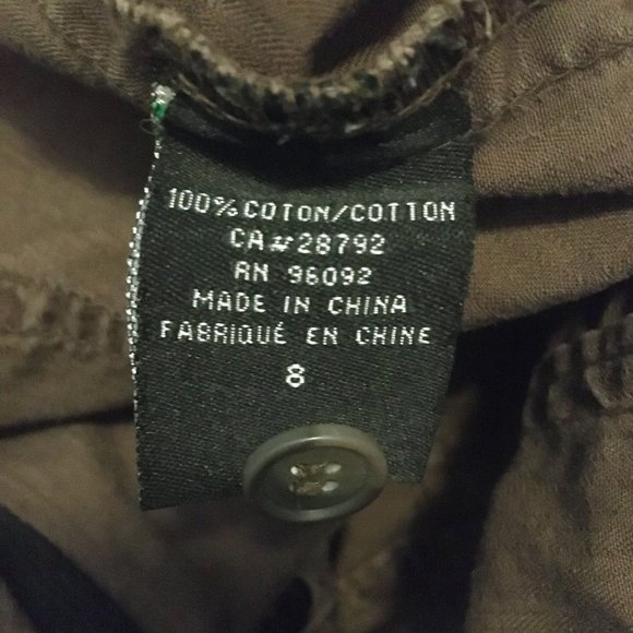 Vintage Y2K Renuar Collection Brown Cotton High Collar Field Jacket - Picture 15 of 16